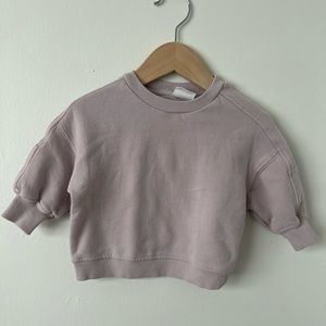Zara Baby Lavender Sweatshirt